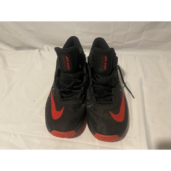 Nike Air Max Infuriate 2 Mid Black/Univ Red Basketball AA7066-066 Mens 11.5 - Picture 3 of 5